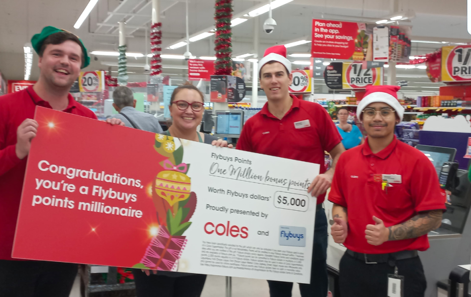 Coles Flybuys points prize