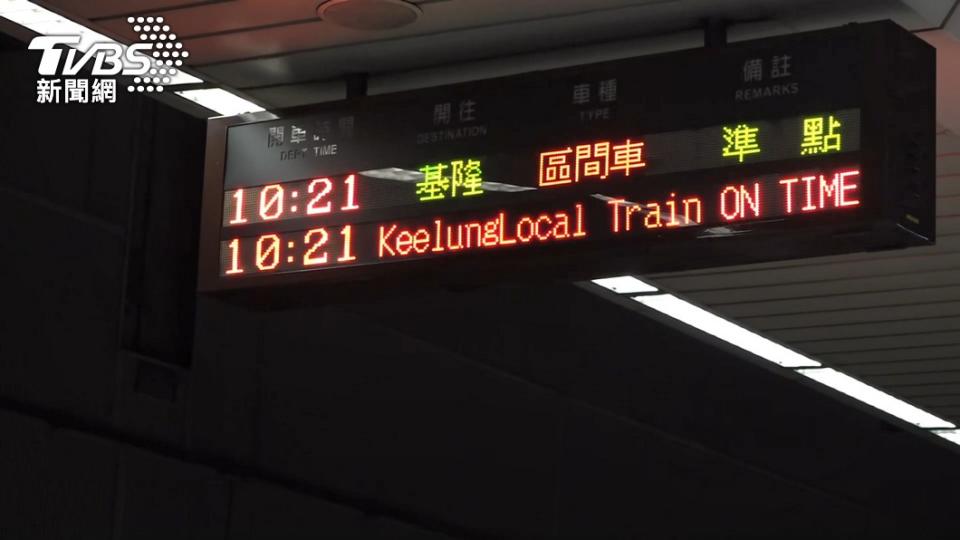 台鐵提供中文及英文站名以便國內外旅客辨識。（圖／TVBS）