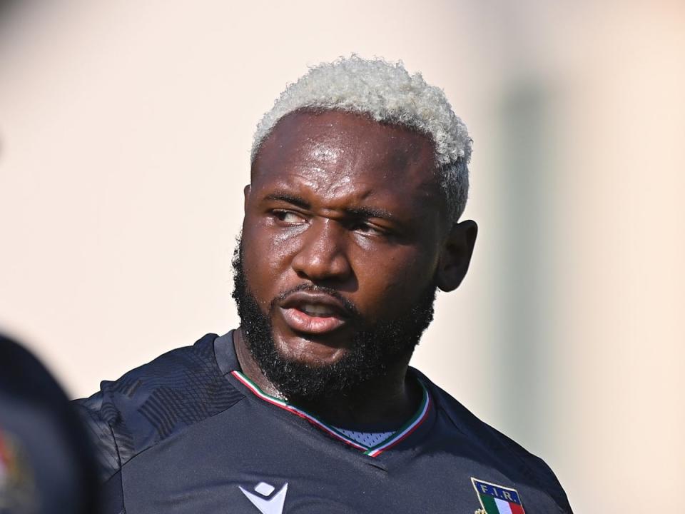 Benetton and Italy prop Traore was given a rotten banana in the club’s Secret Santa (Getty Images)