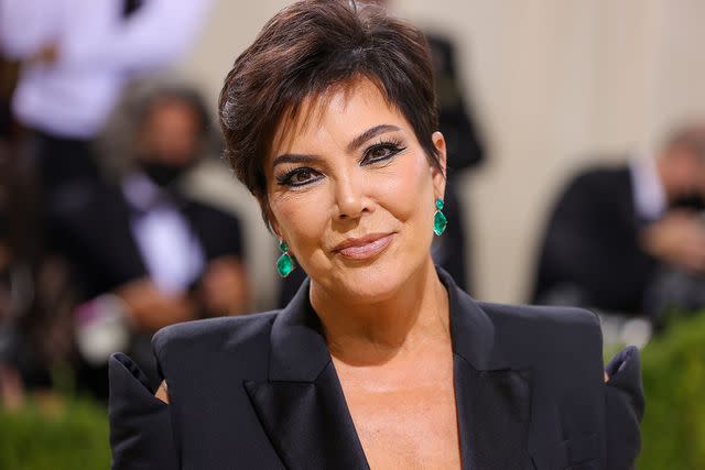 <p>Theo Wargo/Getty Images</p> Kris Jenner in New York in 2021.