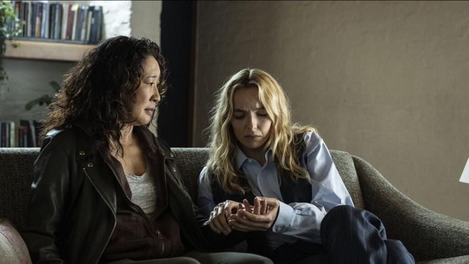 Sandra Oh and Jodie Comer in "Killing Eve" Season 4 (BBC America)