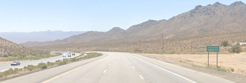 A man was killed during a single-vehicle rollover on Interstate 15 in the Mountain Pass area east of Barstow.