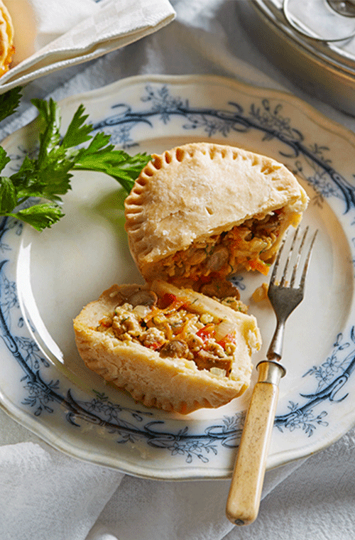 These small but perfectly formed pies are ideal for a lunch, perfect to take on a picnic and great for kids dinners. Made with succulent chicken encased in rich pastry, trust us when we say you should make more than just one for each person…<br><br><a rel="nofollow" href="https://au.lifestyle.yahoo.com/better-homes-gardens/recipes/r/20004119/chicken-mushroom-and-capsicum-pies-recipe" data-ylk="slk:Chicken, mushroom and capsicum pies recipe;elm:context_link;itc:0;sec:content-canvas" class="link ">Chicken, mushroom and capsicum pies recipe</a>.