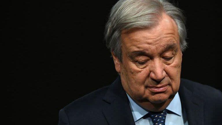 El secretario general de la ONU, Antonio Guterres