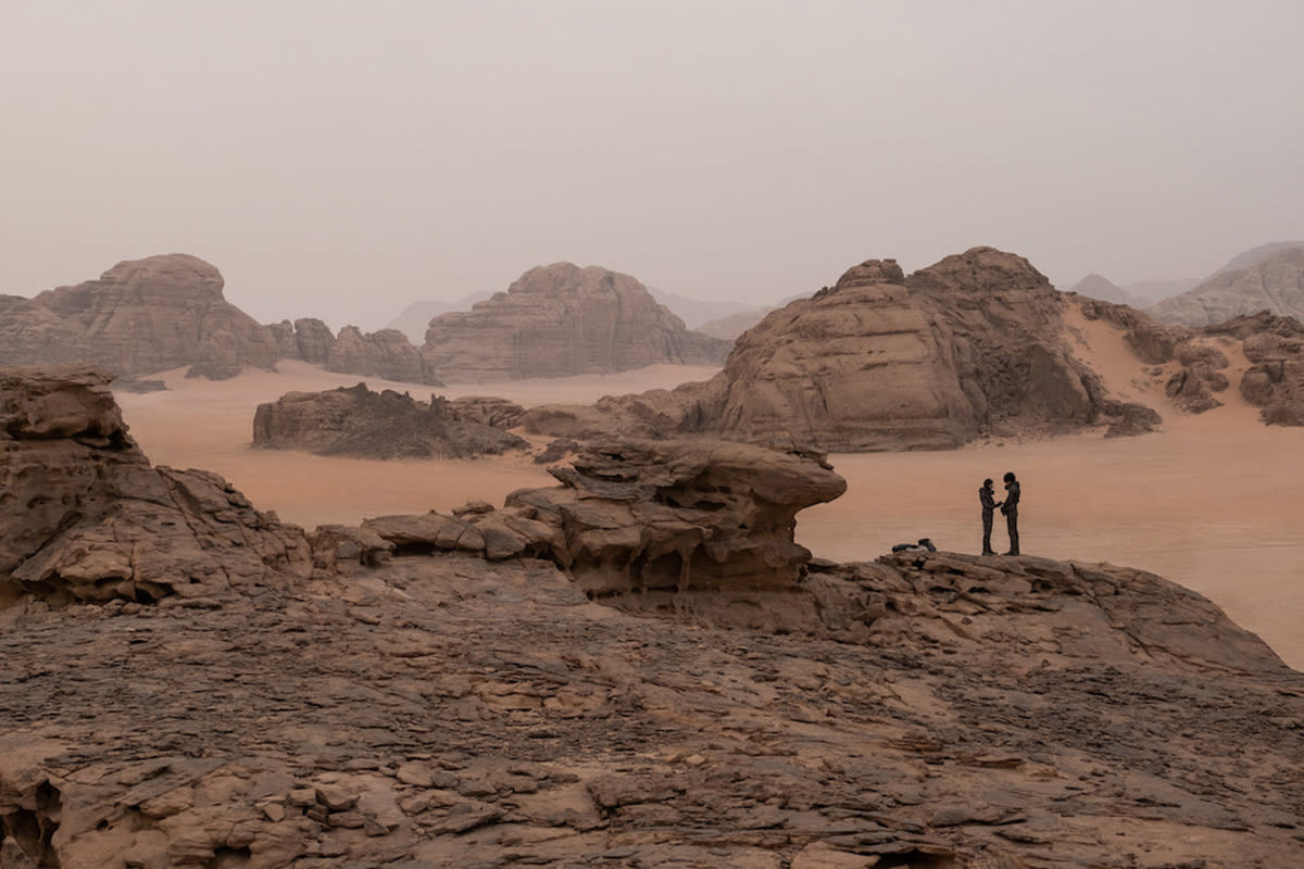 A production still from Dune.