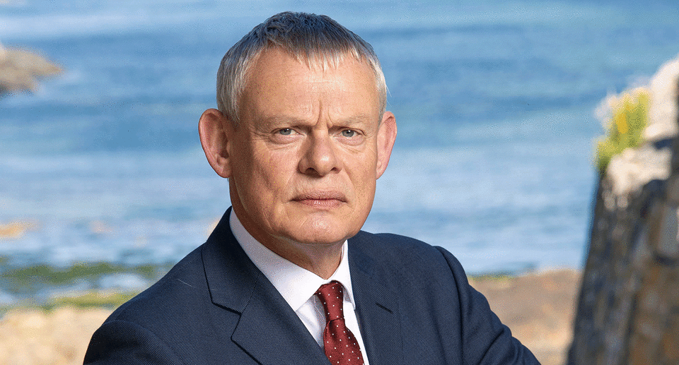 Martin Clunes is filming the final series of 'Doc Martin'. (ITV/Shutterstock)