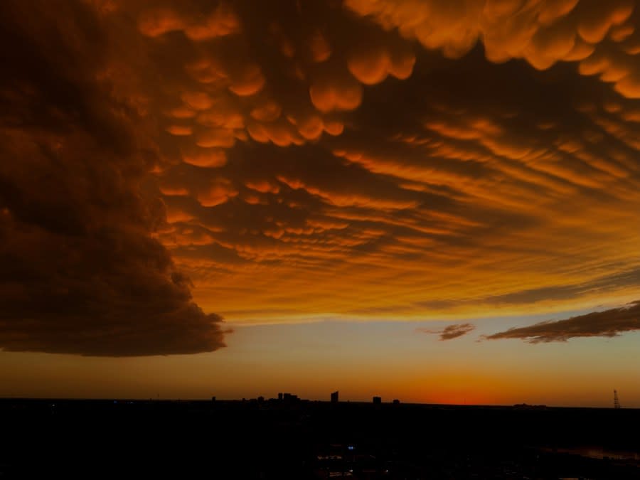 Wichita sunset on April 30, 2024 (Courtesy: William Kopper)