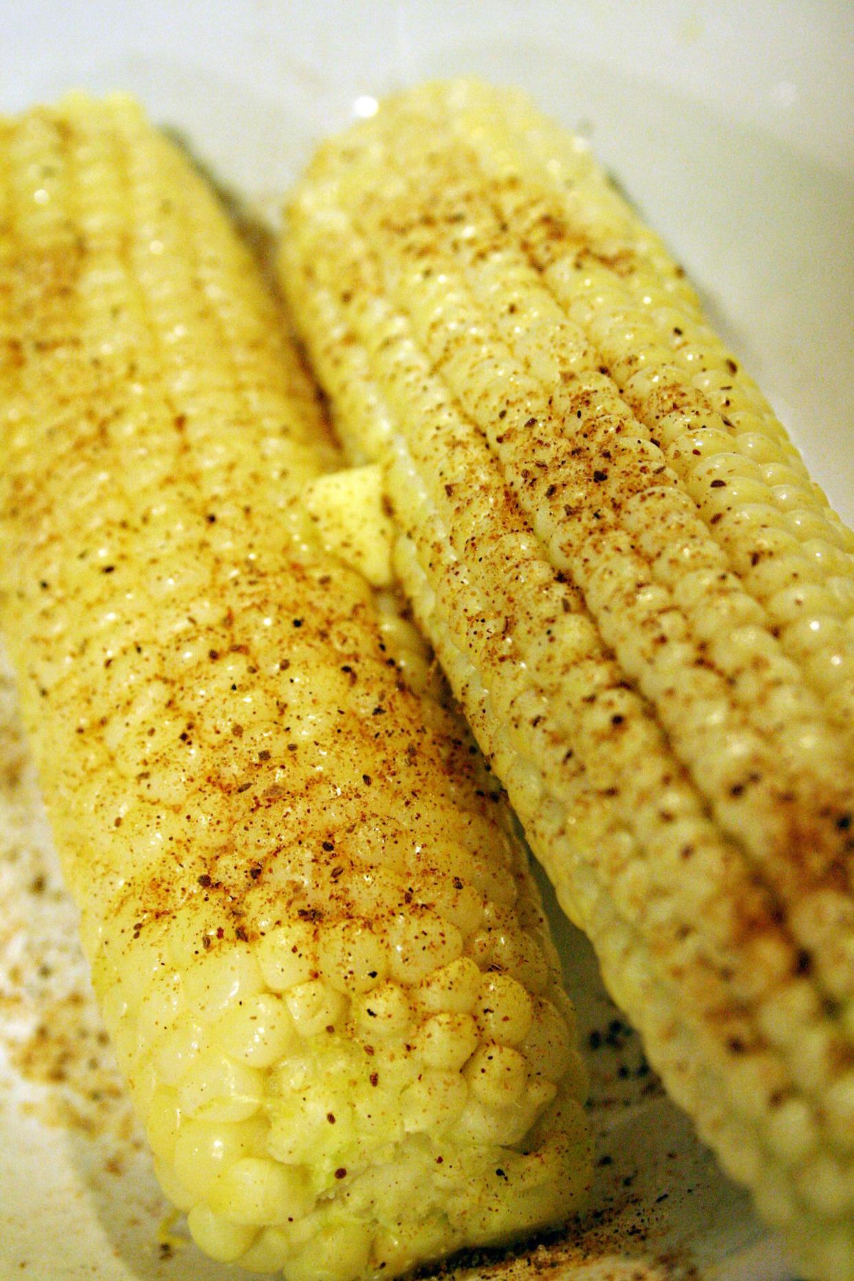 Corn with Old Bay in Maryland State Fair, Maryland