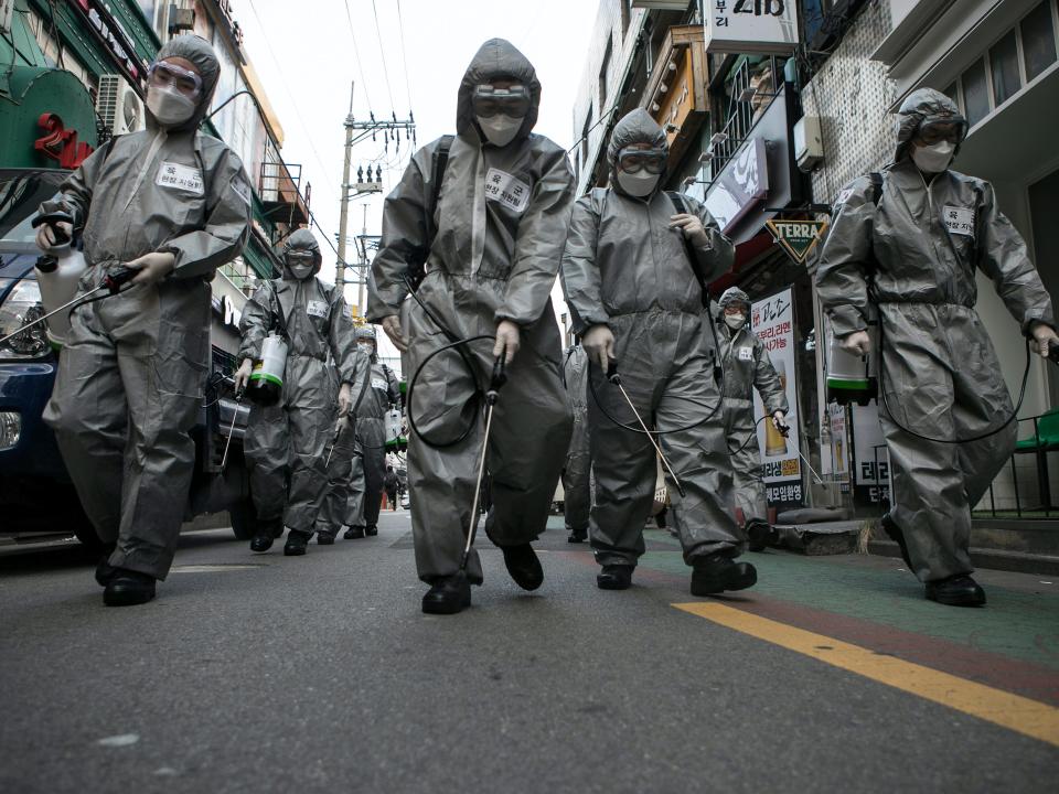 SouthKorea novel coronavirus spread wooha Cho:Getty Images