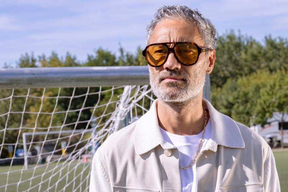 Waititi promoting his sports comedy ‘Next Goal Wins’ (2023 Invision)
