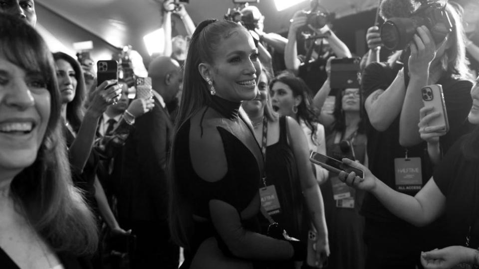 Jennifer Lopez at the world premiere of her documentary, “Halftime.” - Credit: Getty Images