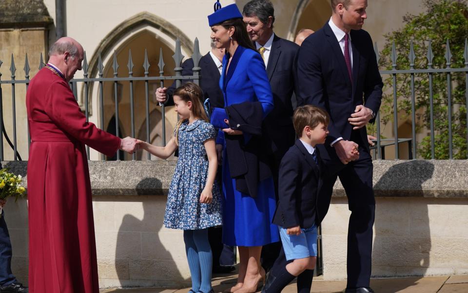 Royal family outside the church - Yui Mok/Getty Images
