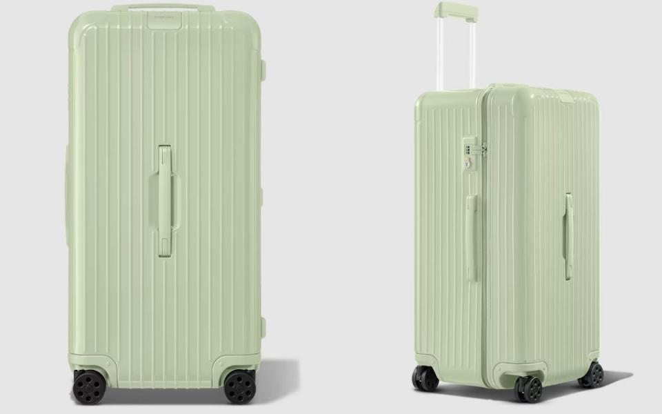 假日橙色行李箱則有Cabin、Check-In M和Trunk Plus三種尺寸 Photo Via:RIMOWA