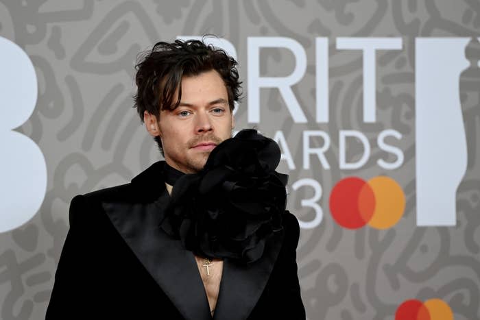 Harry Styles attends The BRIT Awards 2023 at The O2 Arena on Feb. 11, 2023, in London. 