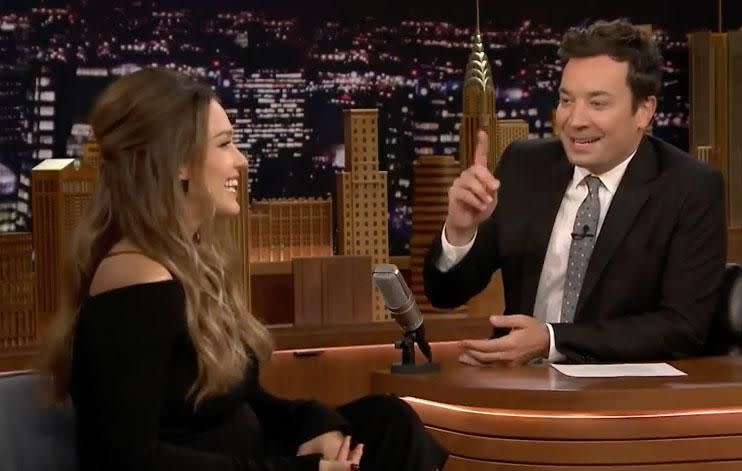 On The Tonight Show, Jimmy Fallon was trying to help Jessica come up with a name for her new baby. Source: The Tonight Show Starring Jimmy Fallon