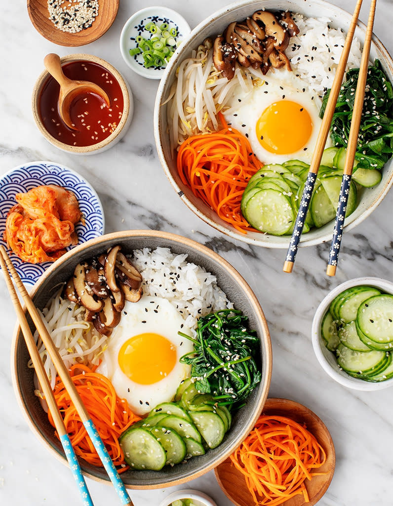 Bibimbap végétarien