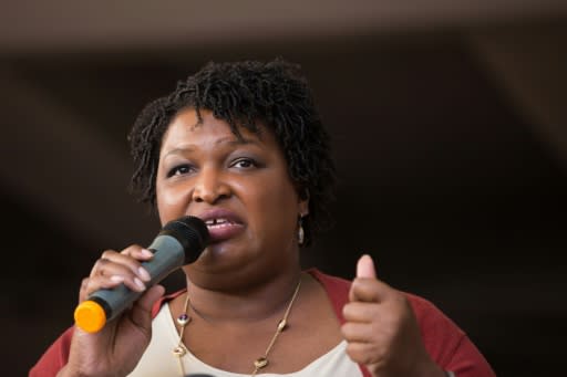 Democrat Stacey Abrams hopes to become the first black woman elected governor in the US