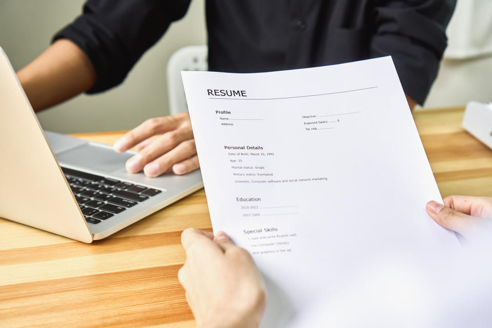 There are good fonts and bad fonts to use for your resume. (Source: Getty)