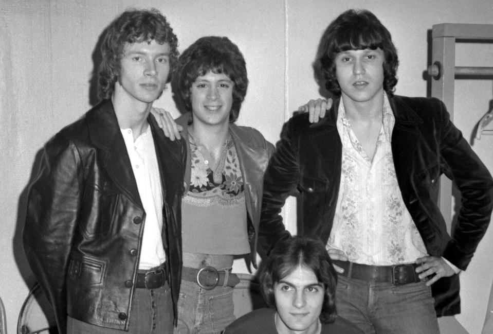 The Raspberries, in 1973, from left, Dave Smalley, Eric Carmen, Jim Bonifanti and Wally Bryson.