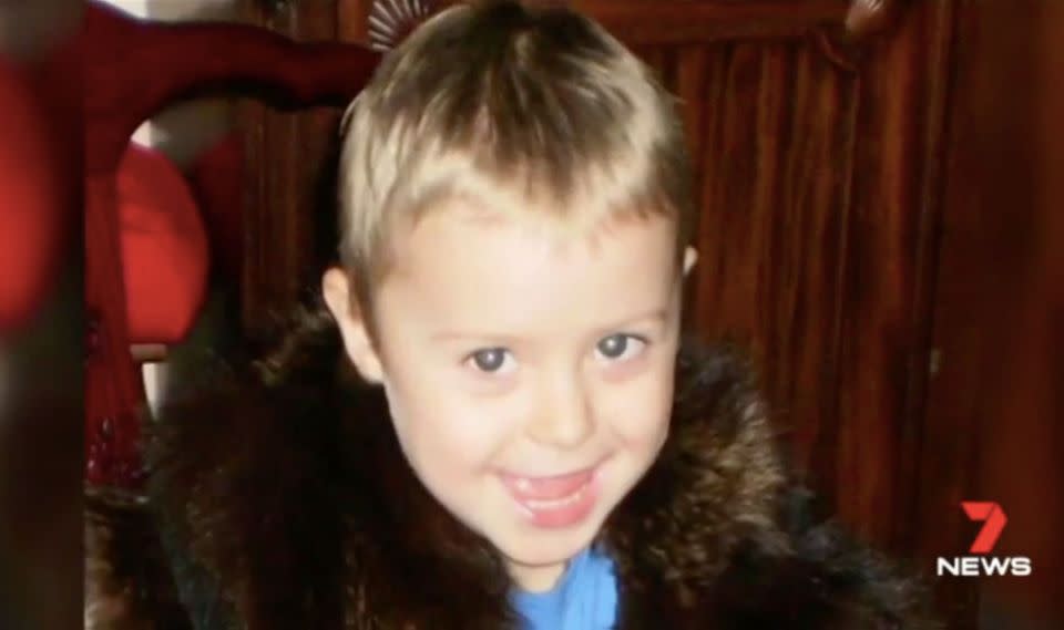 Scown pleaded guilty to the manslaughter of four-year-old Tyrrell Cobb. Source: 7 News