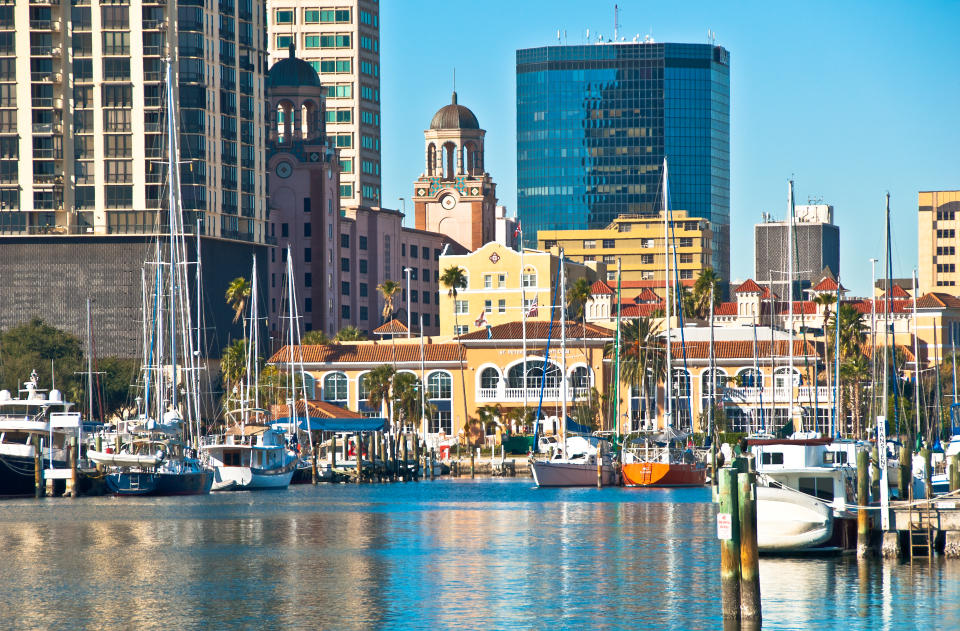 Beach Drive and Downtown St. Petersburg