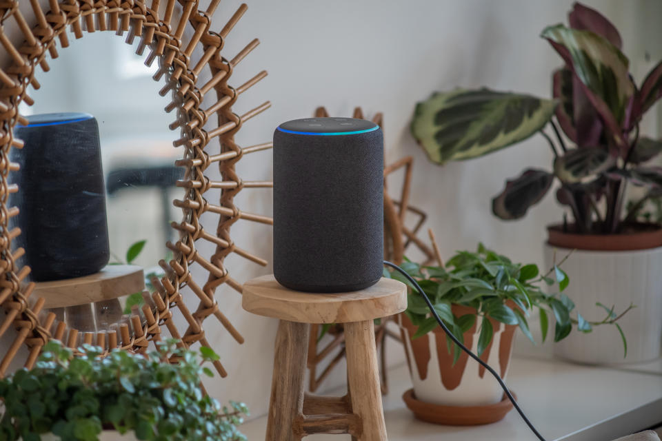 Prototipo di Amazon Alexa Echo Plus 