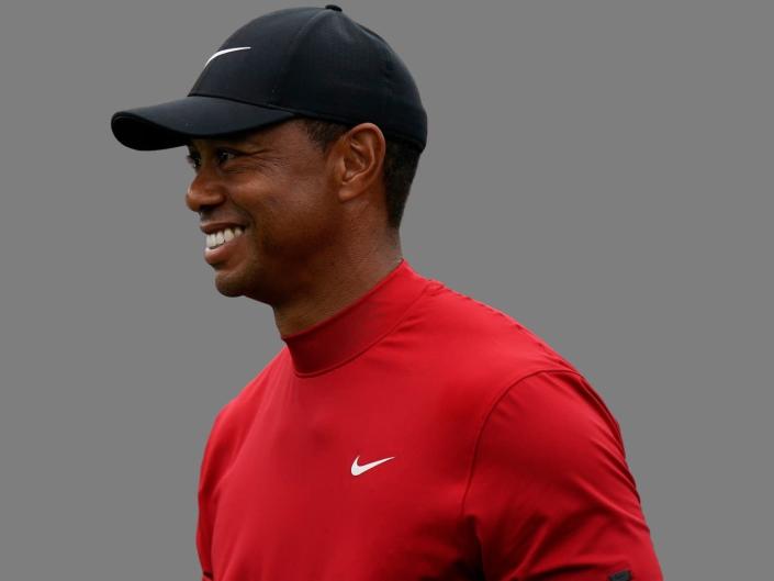 Tiger Woods mock fans