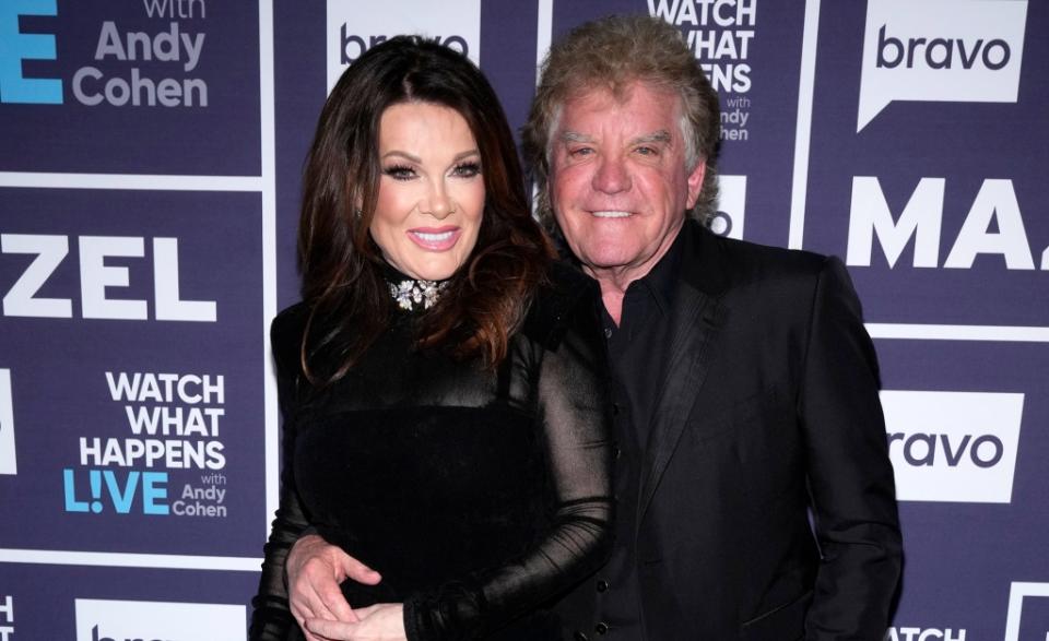 WATCH WHAT HAPPENS LIVE WITH ANDY COHEN -- Episode 20046 -- Pictured: (l-r) Lisa Vanderpump, Ken Todd -- (Photo by: Charles Sykes/Bravo via Getty Images)