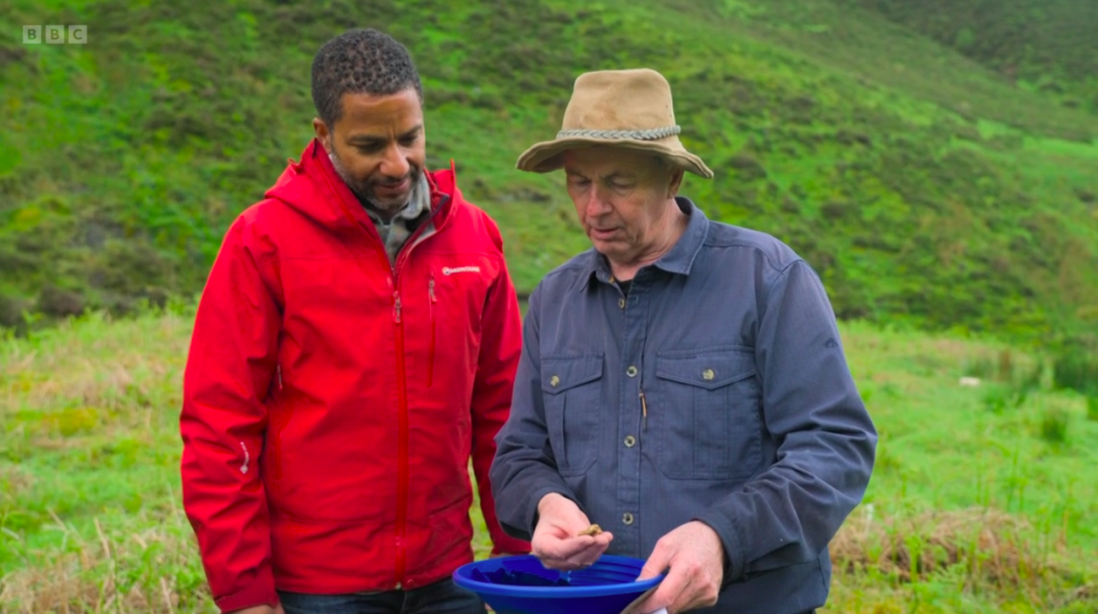 Sean Fletcher was interested to learn about the profession. (BBC screenshot)