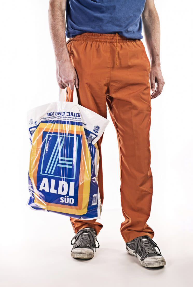 Auslaufmodell: Einwegtüten bei Aldi. (Bild: ddp images)