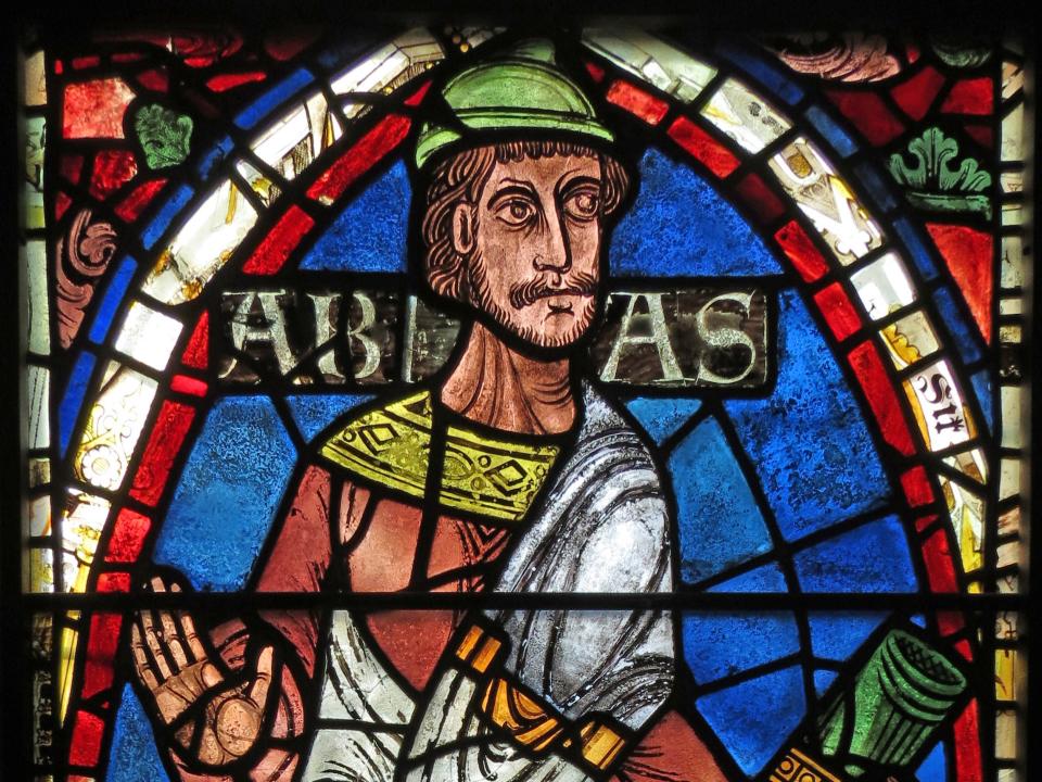 The window of King Abijah, Solomon’s grandson (Courtesy of The Chapter, Canterbury Cathedral)
