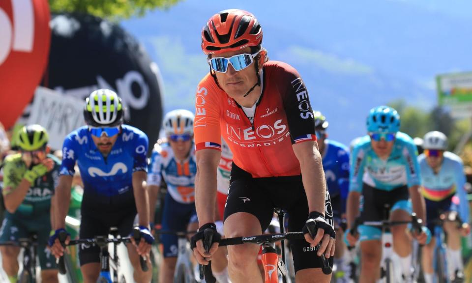 <span>Geraint Thomas is a veteran of four Olympics and a surprise omission from the Team GB squad.</span><span>Photograph: Pierre Teyssot/Action Plus/Shutterstock</span>