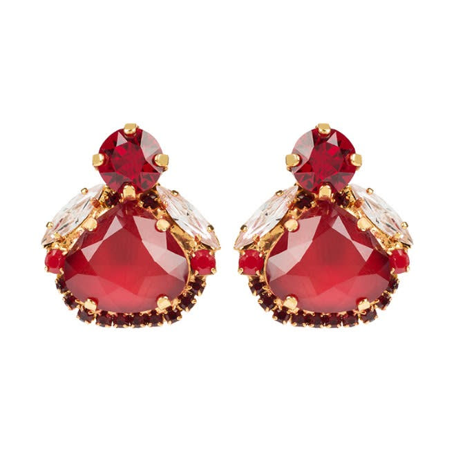 Ruby red stud earrings – $261.95 (£150.00)
