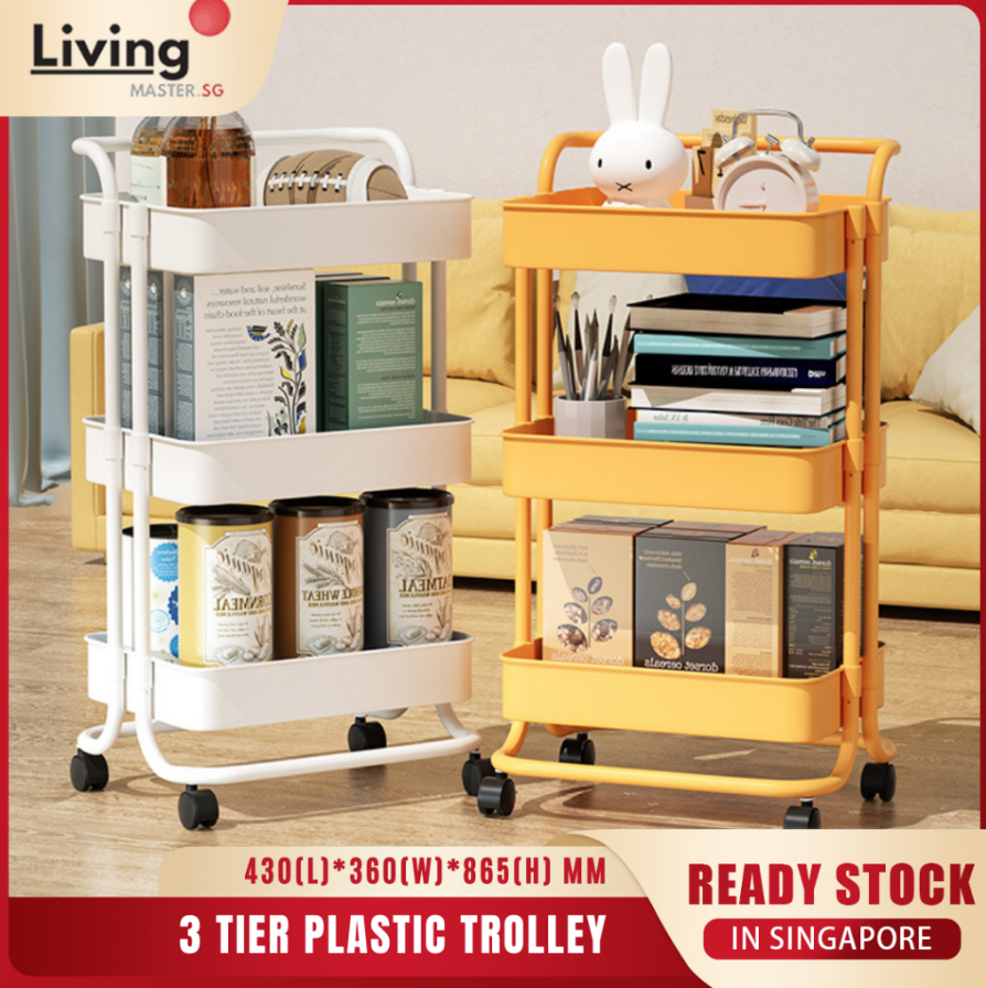 3 Tier Multipurpose Trolley Kitchen Storage. (PHOTO: Shopee)