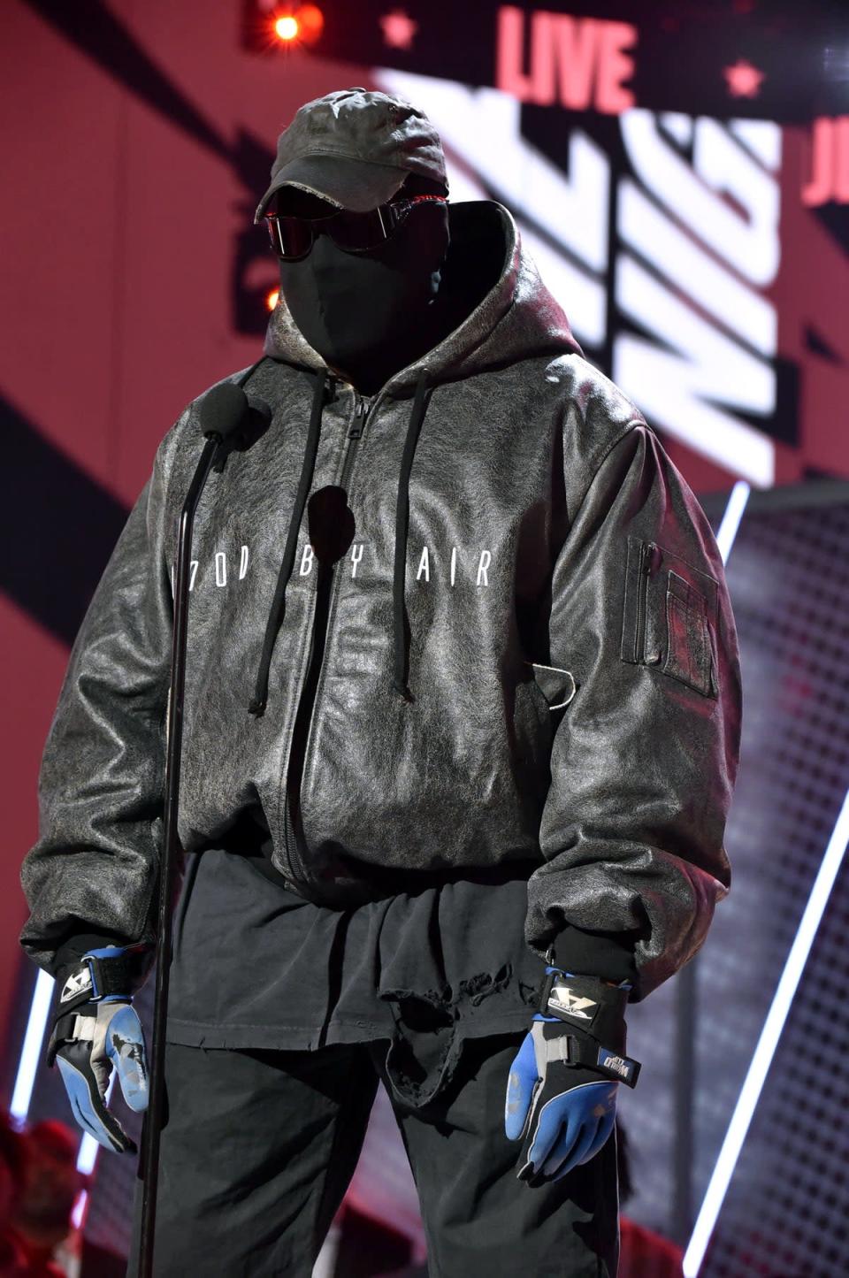 Kanye West at the 2022 BET Awards in June (Getty Images for BET)
