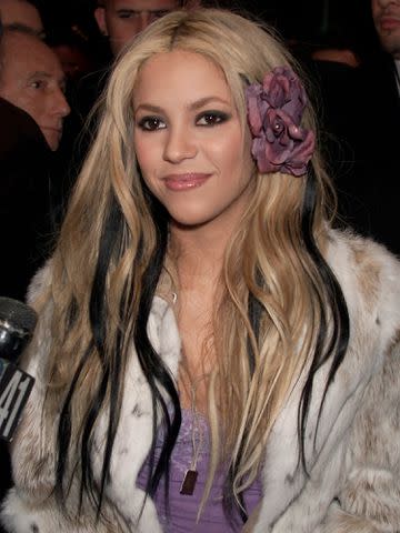 <p>Scott Gries/ImageDirect</p> Shakira at the album release party and concert for her first English language album "Laundry Service" in November 2011 in New York City.