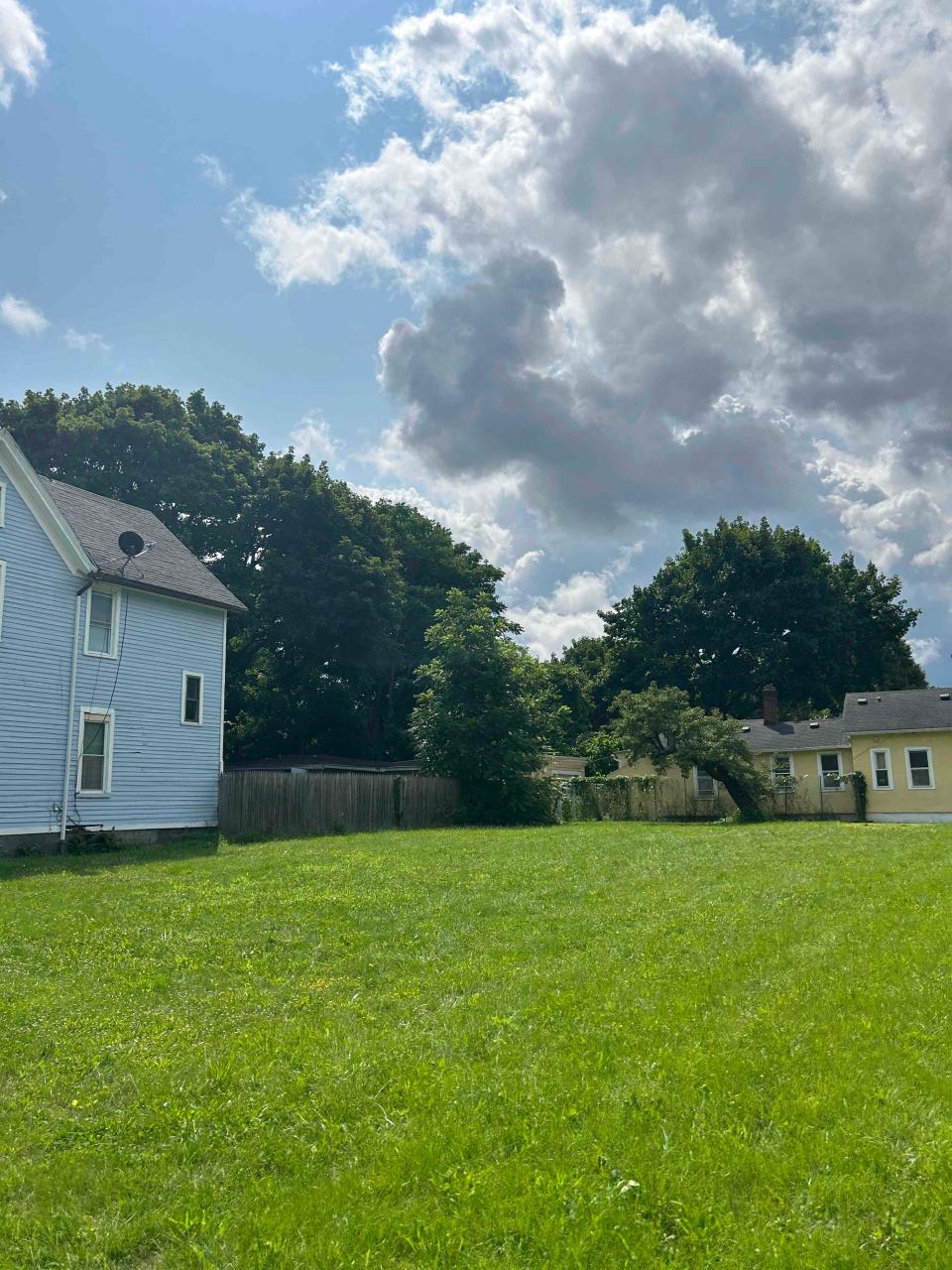 An empty lot on Central Park in Rochester, N.Y. on Jul. 31, 2021.