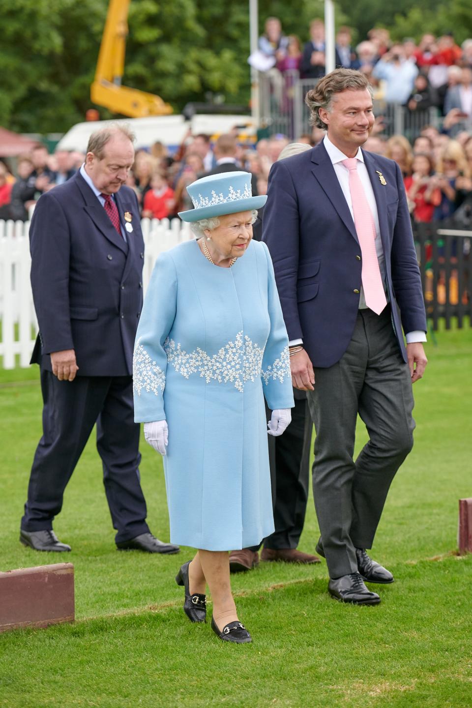 The Queen with Laurent Feniou