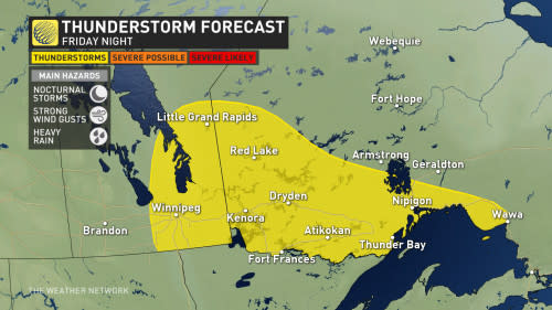 Baron - Friday night thunderstorm risk