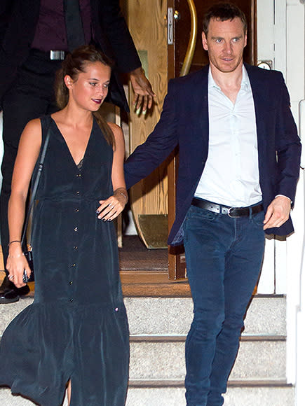 Michael Fassbender and Alicia Vikander say 'I do,' plus more news