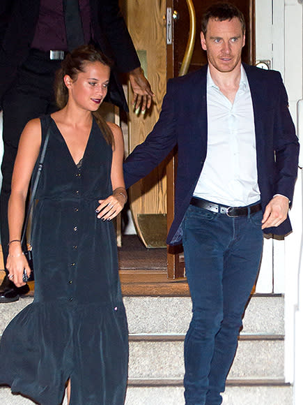 Alicia Vikander & Michael Fassbender Look So Happy in New Photos