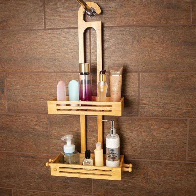 Tower Yamazaki Home Wire Standing Shower Caddy With Bath Shelf Baskets,  Tall, Steel, Water Resistant - Yahoo Shopping