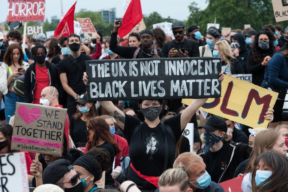 Black Lives Matter Protests In The UK