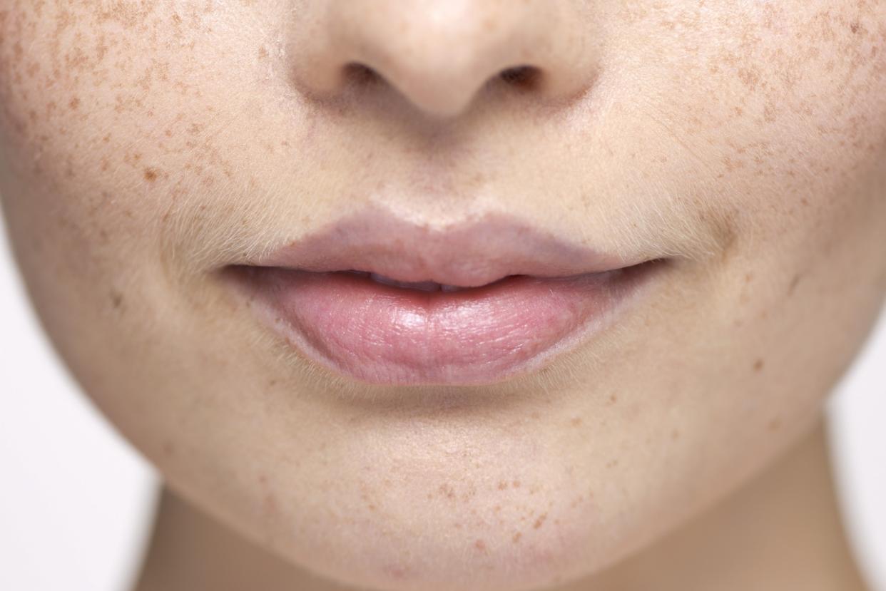 Lips closeup