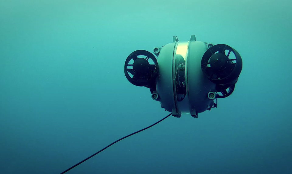 El vehículo submarino de operación remota utilizado para explorar el Bear Wreck. (Foto: Discovery Communications, LLC).