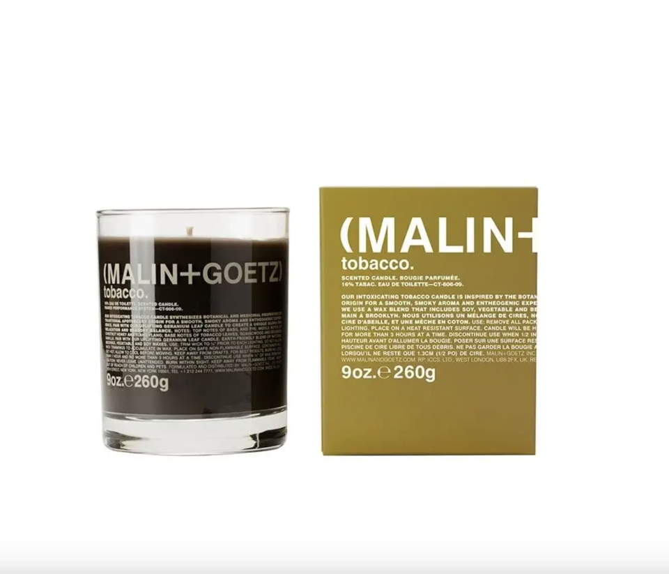 <p><a href="https://go.redirectingat.com?id=74968X1596630&url=https%3A%2F%2Fwww.malinandgoetz.com%2Ftobacco-candle-9oz-e260g&sref=https%3A%2F%2Fwww.esquire.com%2Flifestyle%2Fg23901138%2Fbest-gifts-for-brother-ideas%2F" rel="nofollow noopener" target="_blank" data-ylk="slk:Shop Now;elm:context_link;itc:0;sec:content-canvas" class="link ">Shop Now</a></p><p>Tobacco Candle</p><p>malinandgoetz.com</p><p>$60.00</p>