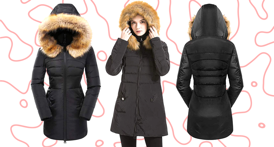 Available in 10 different colorways, sizes XXS to 3XL and moderately priced at $90 to $130, it’s no wonder this trendy coat is getting so much attention. (Photo: Amazon; Yahoo Lifestyle)