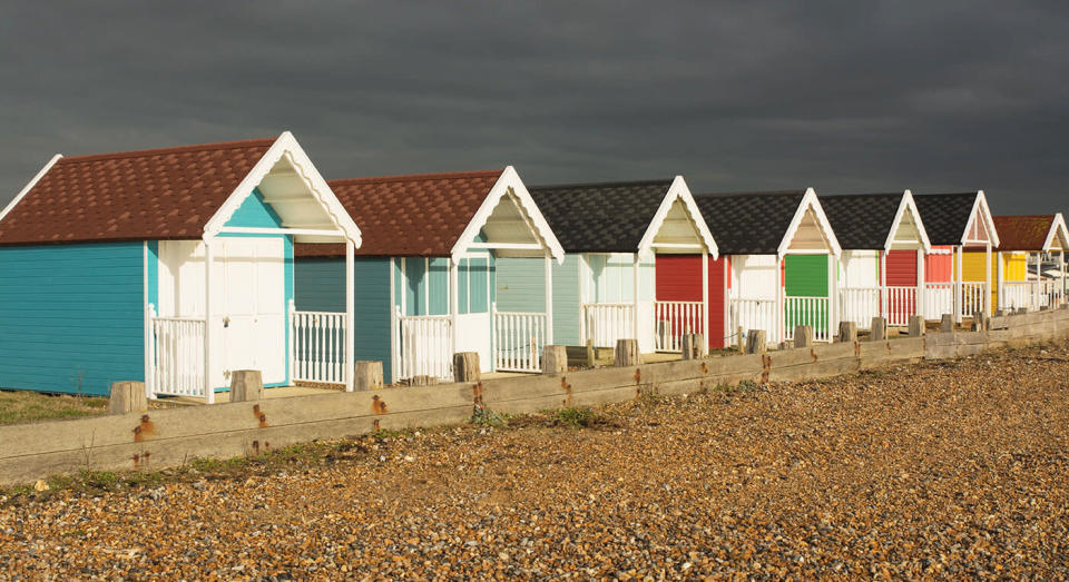 A seaside view of Lancing Beach. [Photo: Getty]