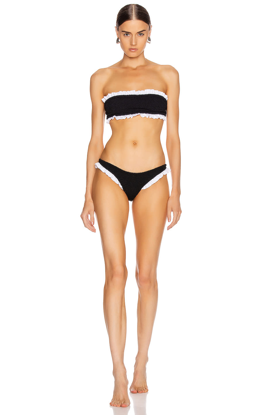 Hunza G Tracey Frill Bikini, $232 at Forward. 