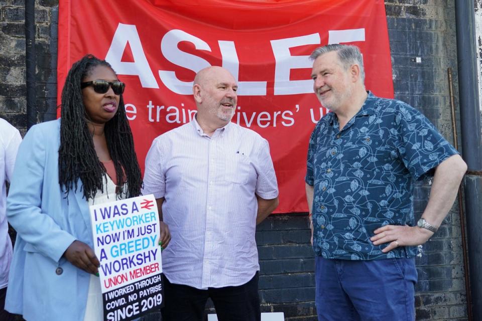 Mick Whelan, Aslef’s general secretary (PA)